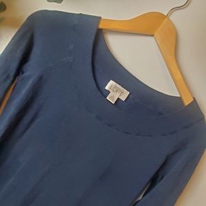 LOFT Scoop Neck Silk Blend Sweater Size Small